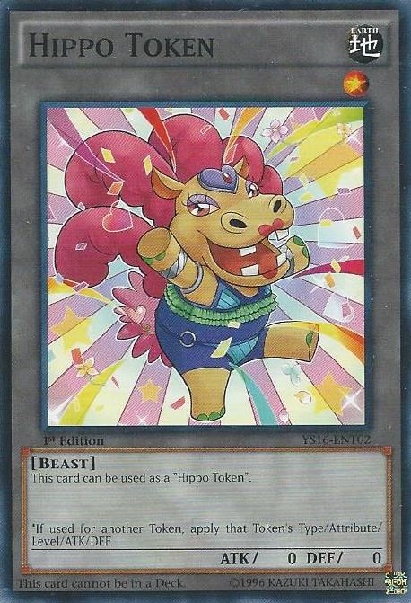 Hippo Token (Yellow) [YS16-ENT02] Common | Odin's Place