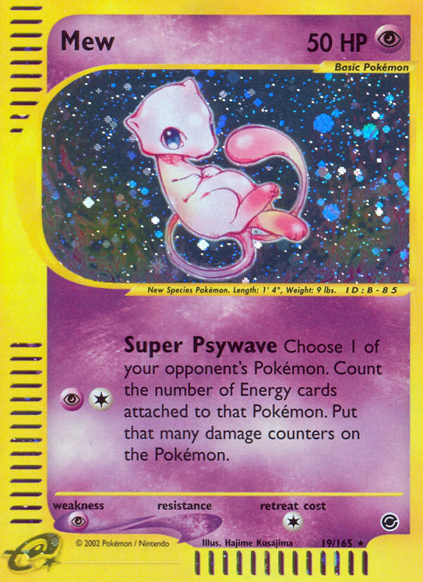 Mew (19/165) [Expedition: Base Set] | Odin's Place