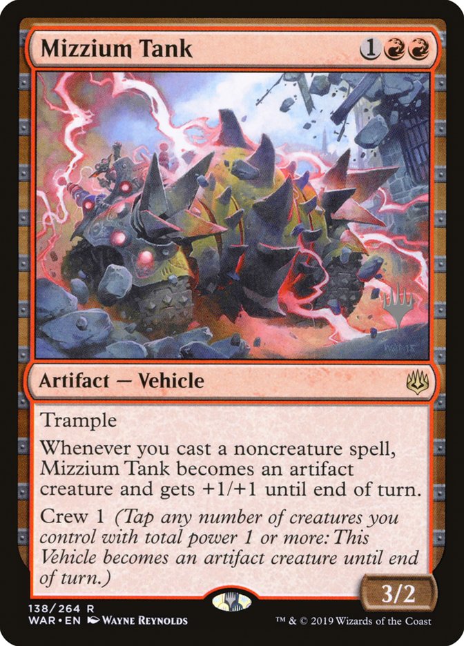 Mizzium Tank (Promo Pack) [War of the Spark Promos] | Odin's Place