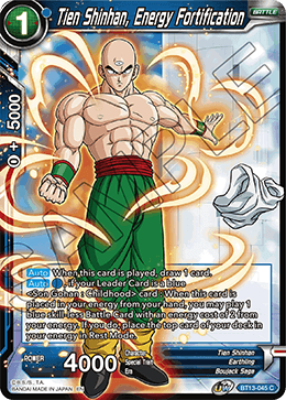 Tien Shinhan, Energy Fortification (Common) (BT13-045) [Supreme Rivalry] | Odin's Place