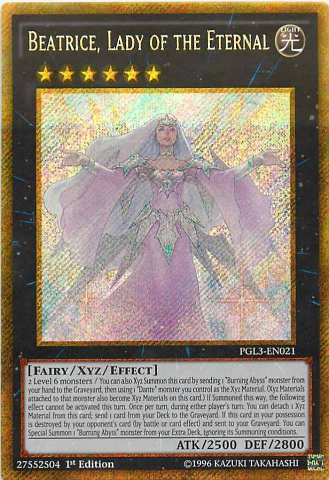 Beatrice, Lady of the Eternal [PGL3-EN021] Gold Secret Rare | Odin's Place