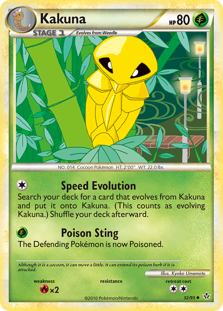 Kakuna (32/95) [HeartGold & SoulSilver: Unleashed] | Odin's Place