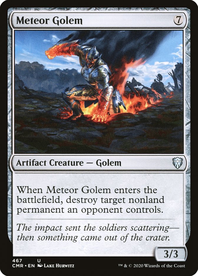 Meteor Golem (467) [Commander Legends] | Odin's Place