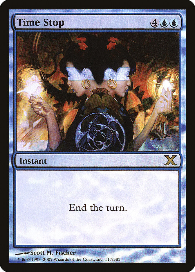 Time Stop (Premium Foil) [Tenth Edition] | Odin's Place