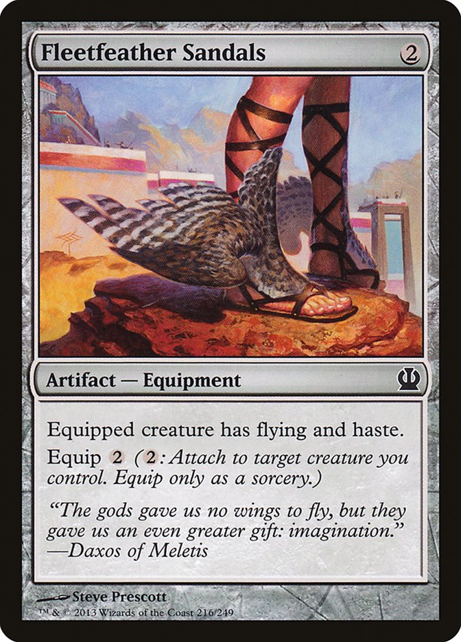 Fleetfeather Sandals (216) [Theros] | Odin's Place