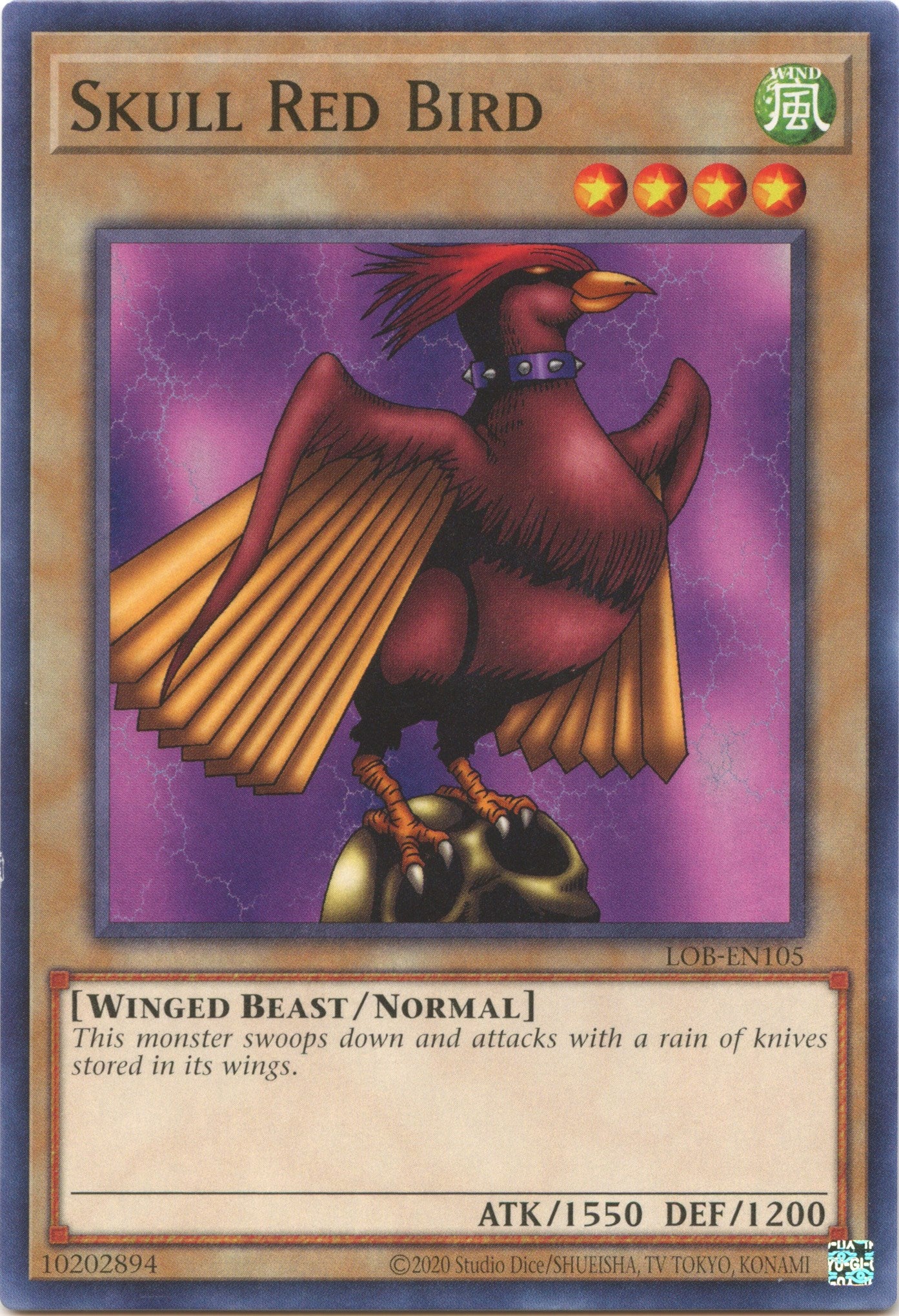 Skull Red Bird (25th Anniversary) [LOB-EN105] Common | Odin's Place