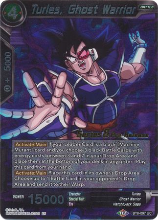 Turles, Ghost Warrior (BT8-097_PR) [Malicious Machinations Prerelease Promos] | Odin's Place