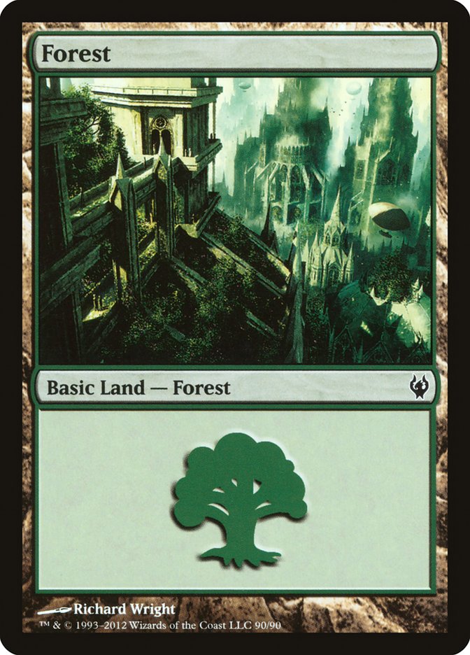 Forest (90) [Duel Decks: Izzet vs. Golgari] | Odin's Place