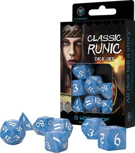 Q Workshop Runic Glacier White Poly 7 Set | Odin's Place