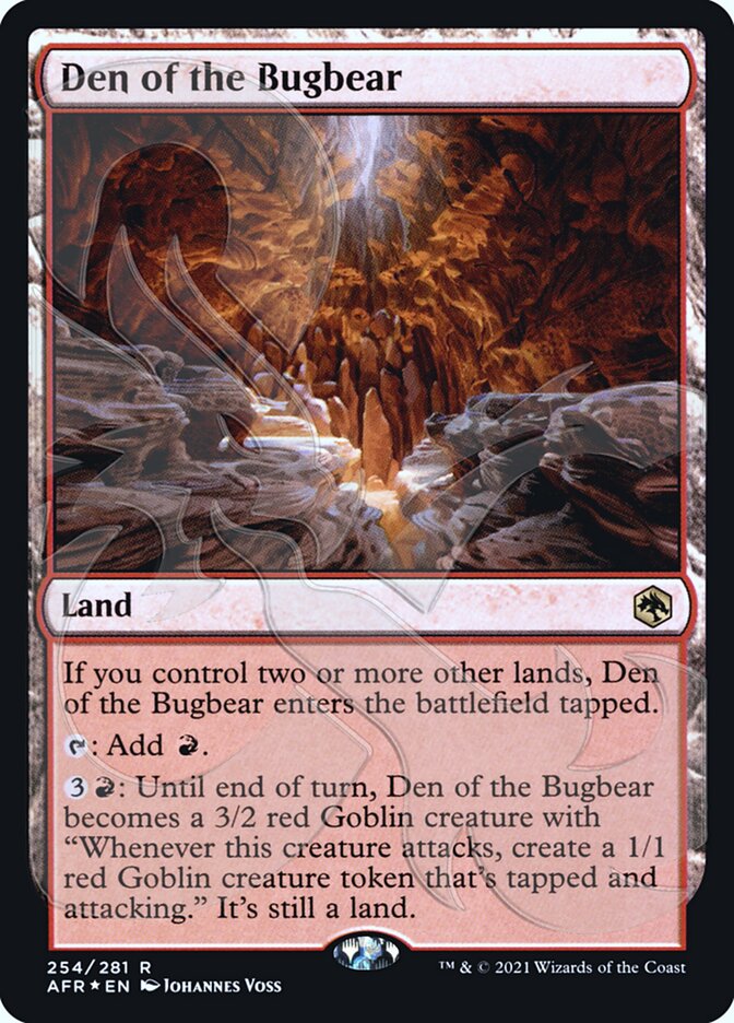 Den of the Bugbear (Ampersand Promo) [Dungeons & Dragons: Adventures in the Forgotten Realms Promos] | Odin's Place