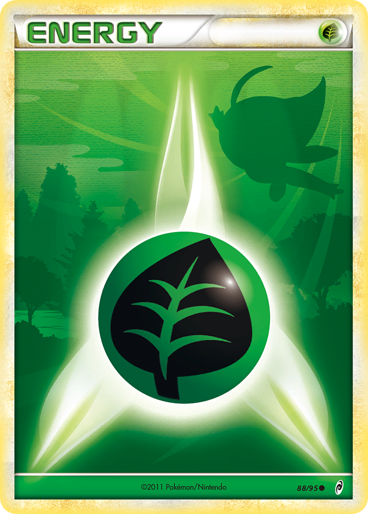 Grass Energy (88/95) [HeartGold & SoulSilver: Call of Legends] | Odin's Place