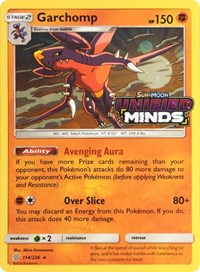 Garchomp (114/236) (Cosmos Holo) [Sun & Moon: Unified Minds] | Odin's Place
