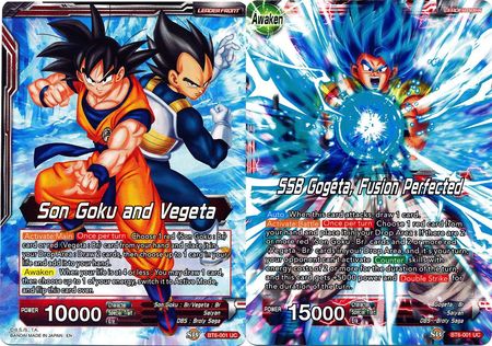 Son Goku and Vegeta // SSB Gogeta, Fusion Perfected (BT6-001) [Destroyer Kings] | Odin's Place