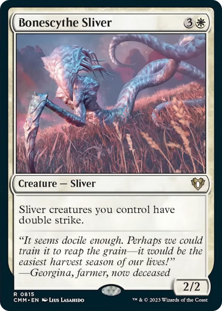 Bonescythe Sliver [Commander Masters] | Odin's Place