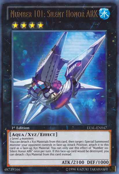 Number 101: Silent Honor ARK [LVAL-EN047] Ultra Rare | Odin's Place