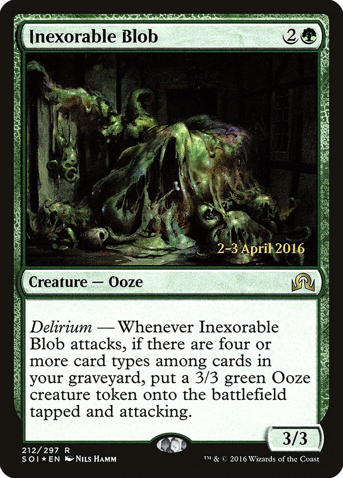 Inexorable Blob (212) [Shadows over Innistrad Prerelease Promos] | Odin's Place