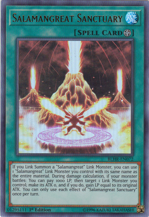 Salamangreat Sanctuary [BLHR-EN072] Ultra Rare | Odin's Place
