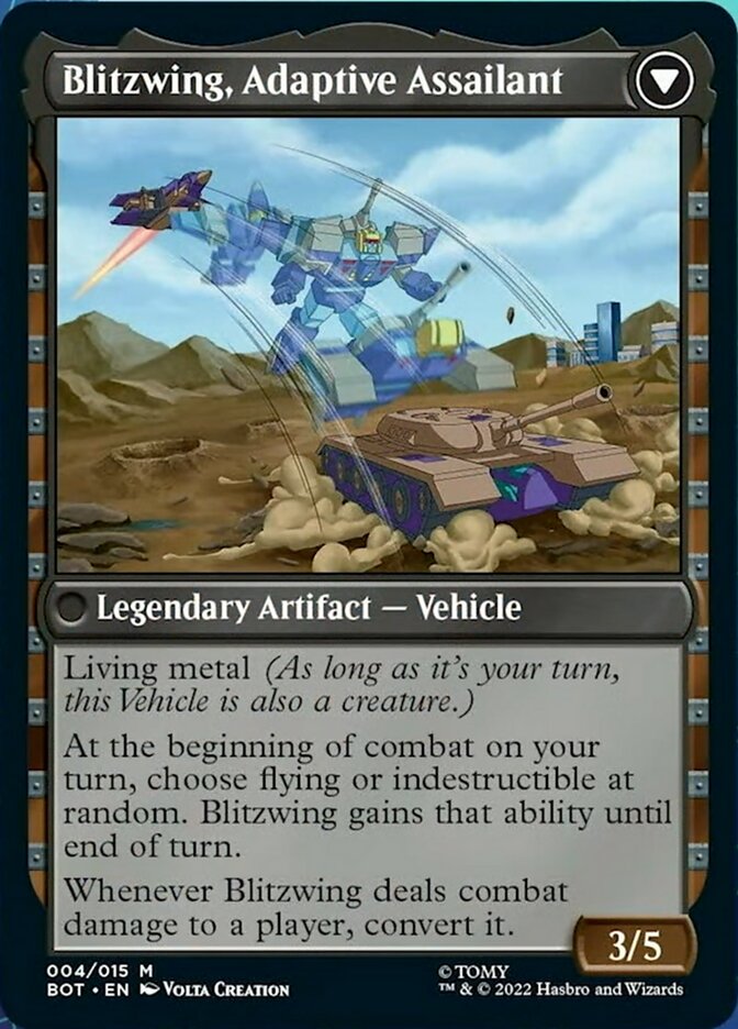 Blitzwing, Cruel Tormentor // Blitzwing, Adaptive Assailant [Transformers] | Odin's Place