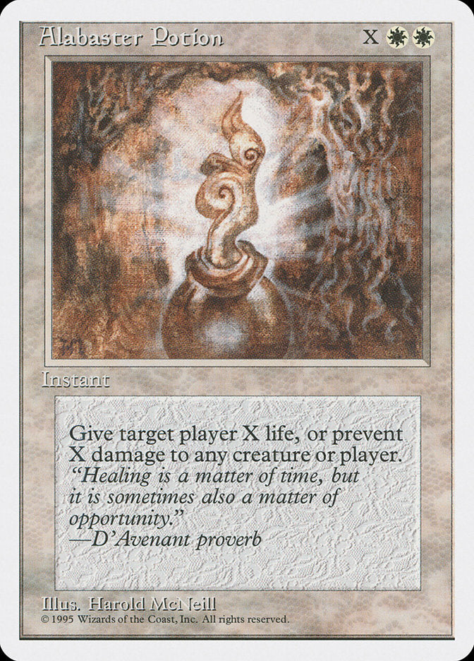 Alabaster Potion (1) [Fourth Edition] | Odin's Place