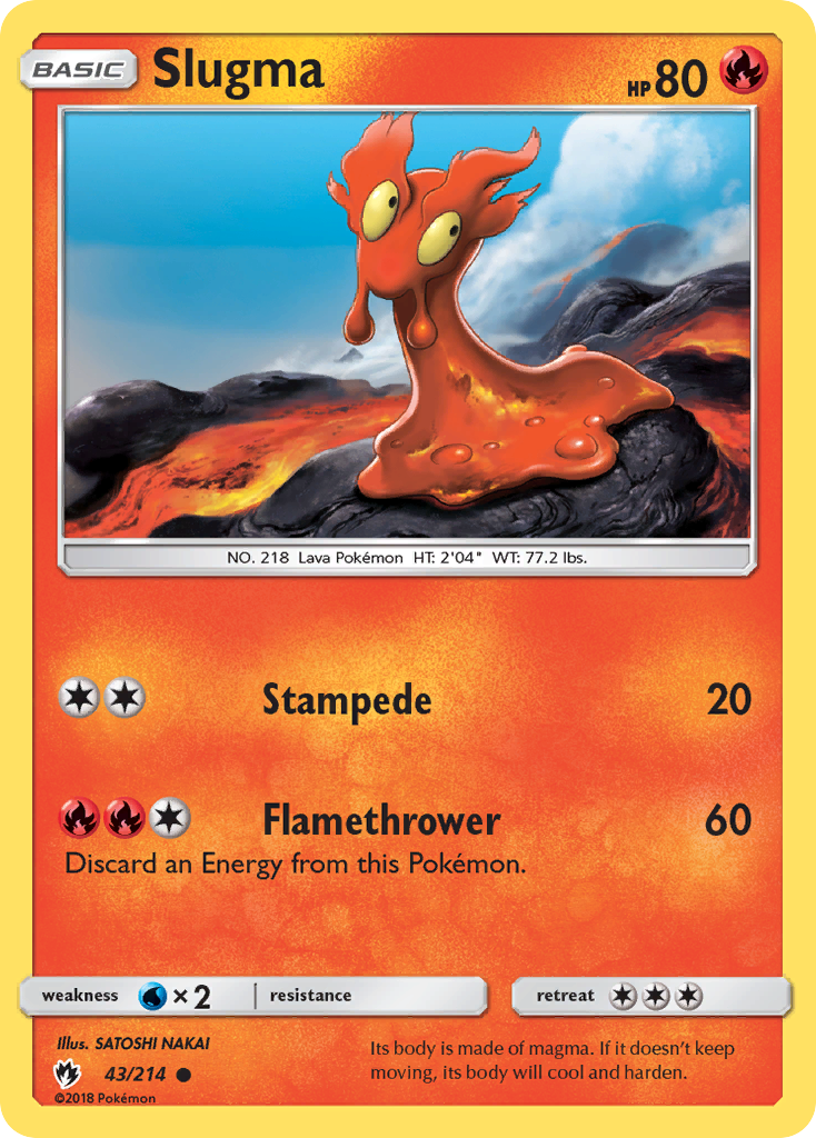 Slugma (43/214) [Sun & Moon: Lost Thunder] | Odin's Place