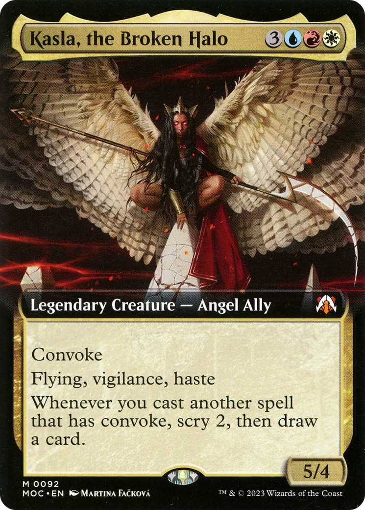 Kasla, the Broken Halo (Extended Art) [March of the Machine Commander] | Odin's Place