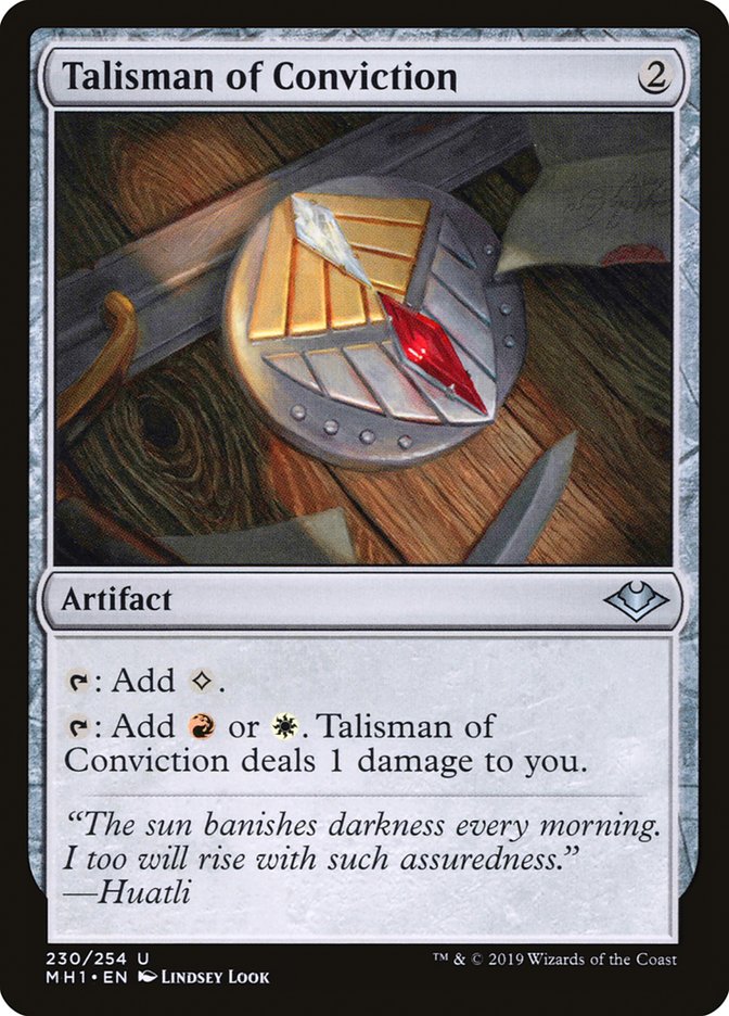 Talisman of Conviction (230) [Modern Horizons] | Odin's Place