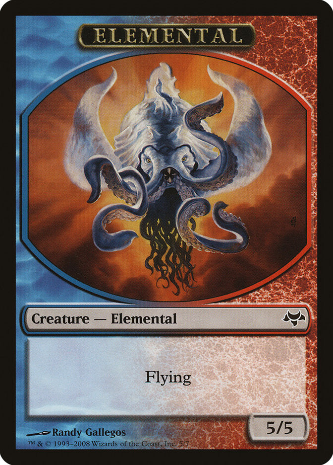 Elemental Token (5) [Eventide Tokens] | Odin's Place