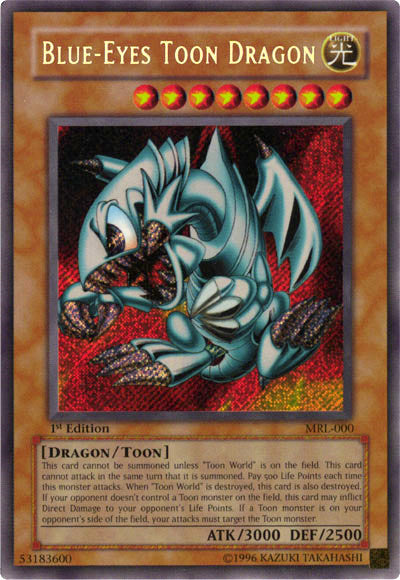 Blue-Eyes Toon Dragon [MRL-000] Secret Rare | Odin's Place