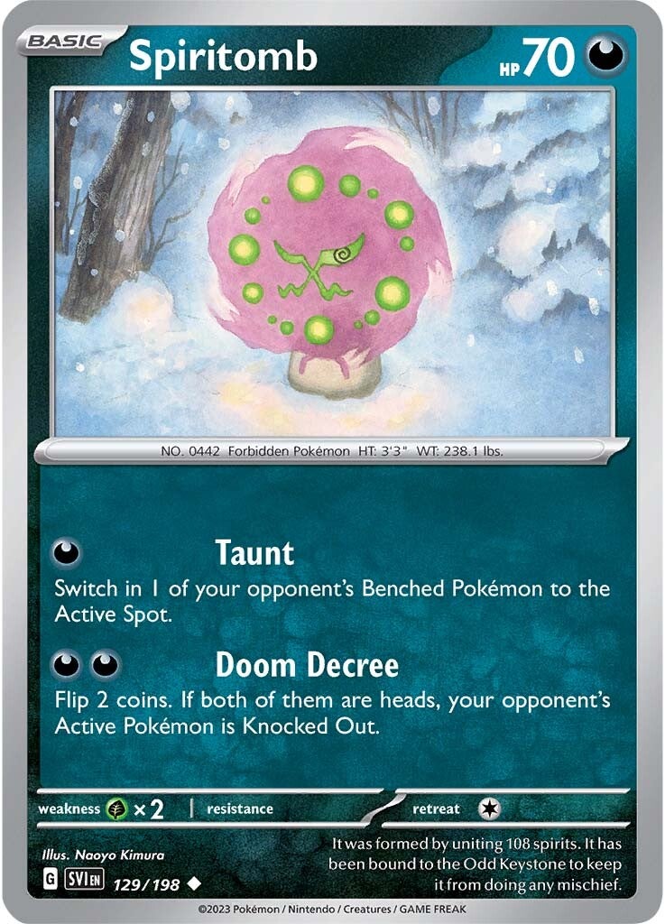 Spiritomb (129/198) [Scarlet & Violet: Base Set] | Odin's Place