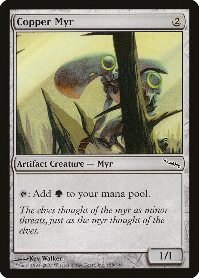 Copper Myr (158) [Mirrodin] | Odin's Place