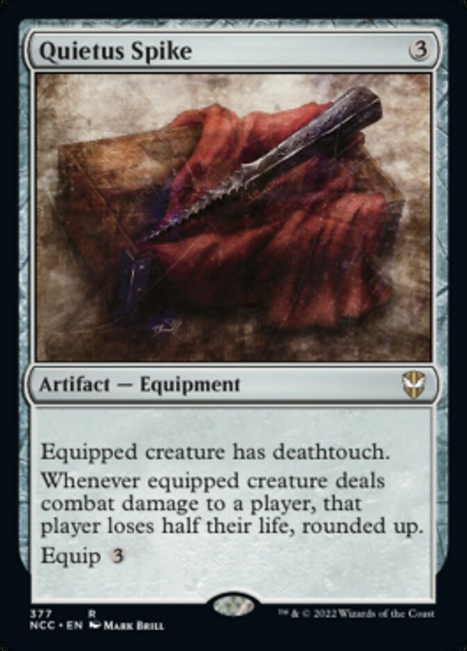 Quietus Spike [Streets of New Capenna Commander] | Odin's Place