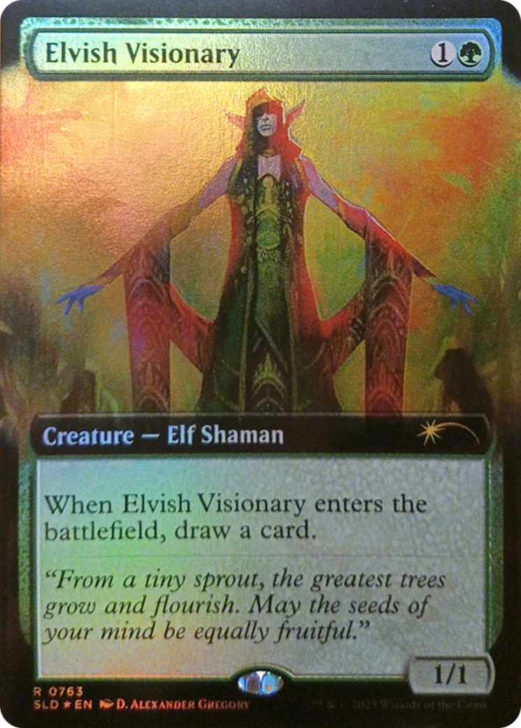 Elvish Visionary (Extended Art) [Secret Lair Drop Series] | Odin's Place