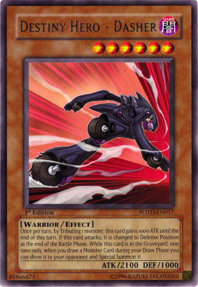 Destiny Hero - Dasher [POTD-EN017] Rare | Odin's Place