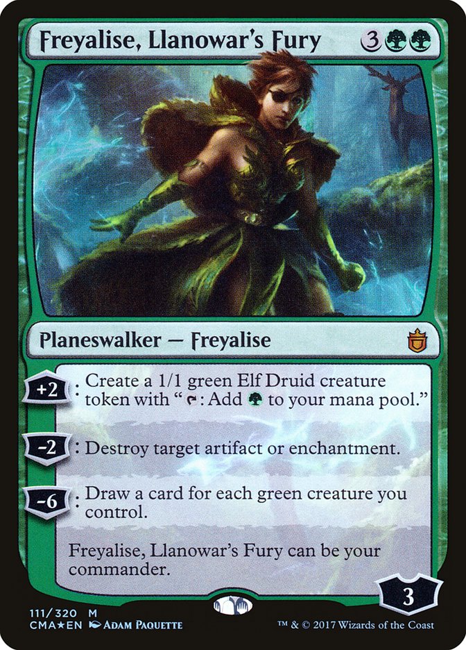 Freyalise, Llanowar's Fury (111) [Commander Anthology] | Odin's Place