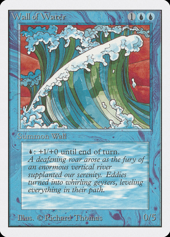Wall of Water (91) [Unlimited Edition] | Odin's Place