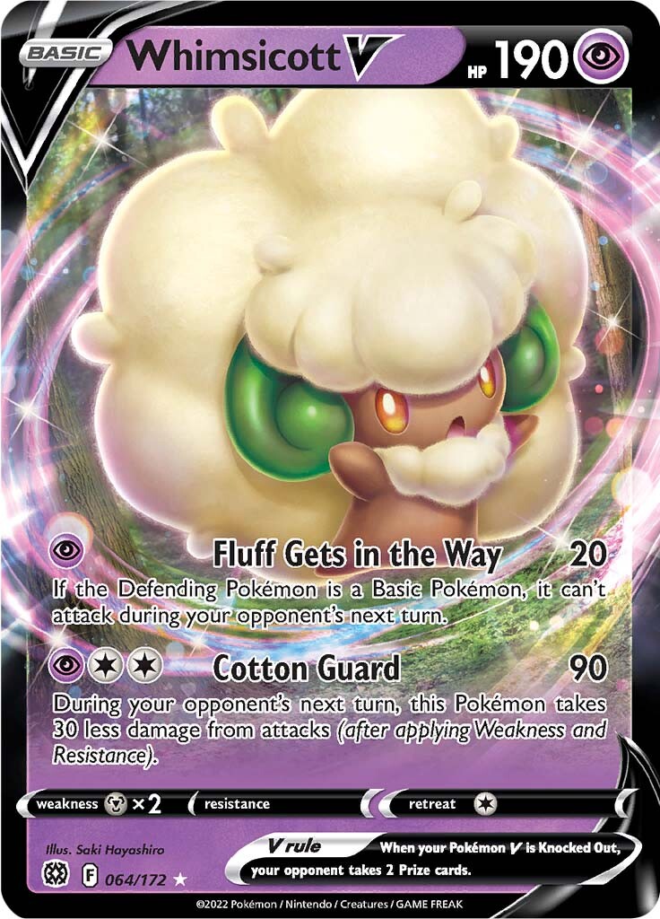 Whimsicott V (064/172) [Sword & Shield: Brilliant Stars] | Odin's Place