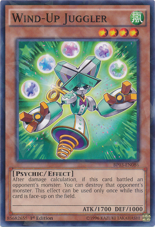 Wind-Up Juggler [BP03-EN086] Shatterfoil Rare | Odin's Place