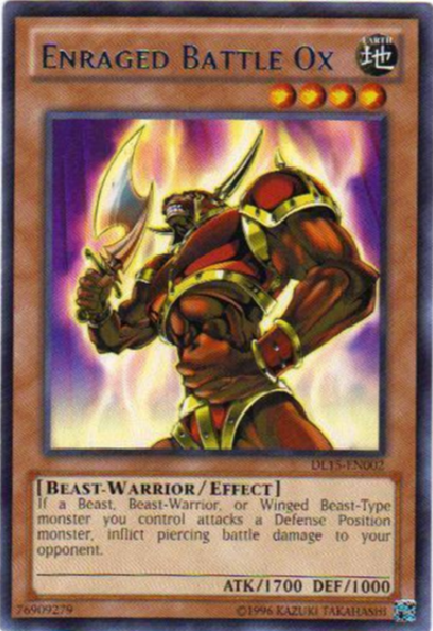 Enraged Battle Ox (Blue) [DL15-EN002] Rare | Odin's Place