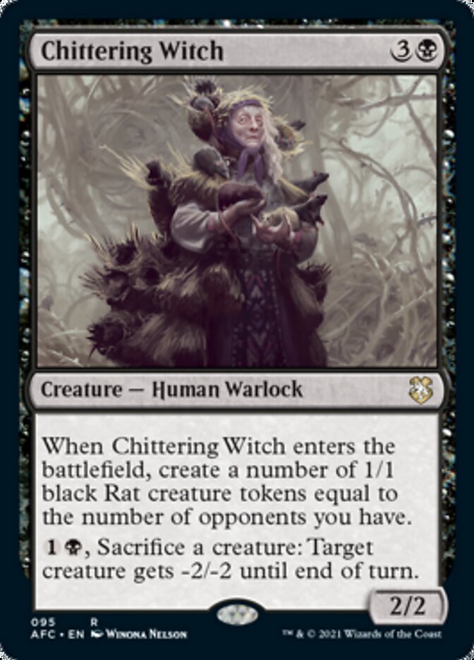 Chittering Witch [Dungeons & Dragons: Adventures in the Forgotten Realms Commander] | Odin's Place