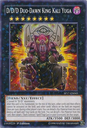 D/D/D Duo-Dawn King Kali Yuga [SP17-EN045] Starfoil Rare | Odin's Place