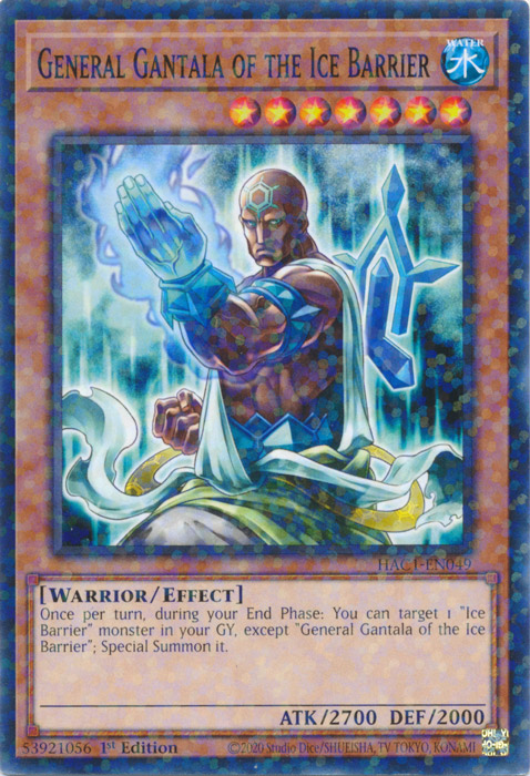 General Gantala of the Ice Barrier (Duel Terminal) [HAC1-EN049] Common | Odin's Place