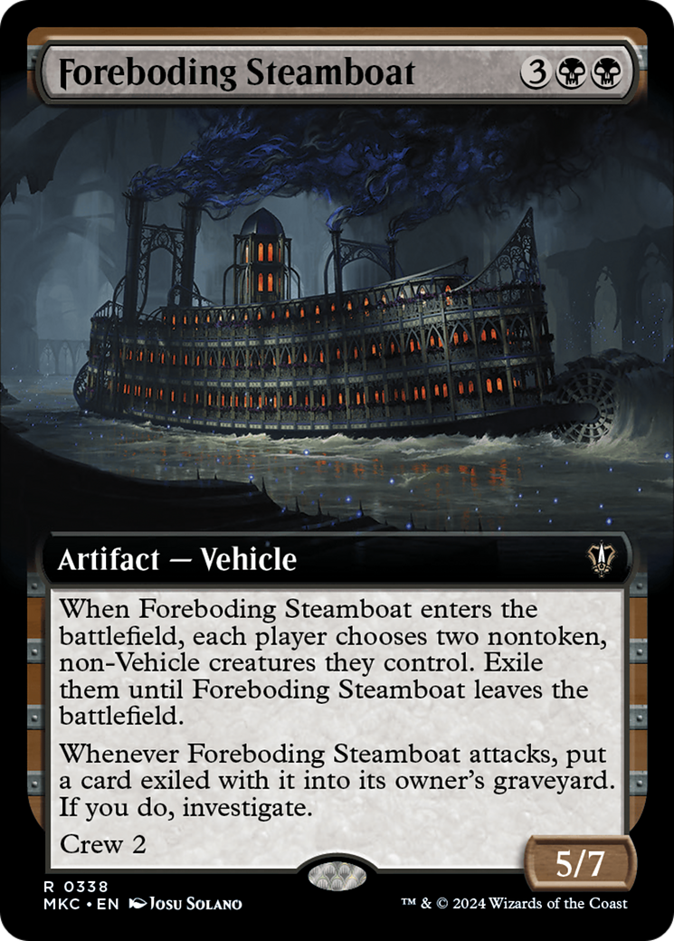 Foreboding Steamboat (Extended Art) [Murders at Karlov Manor Commander] | Odin's Place