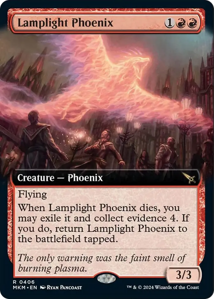 Lamplight Phoenix (Extended Art) [Murders at Karlov Manor] | Odin's Place