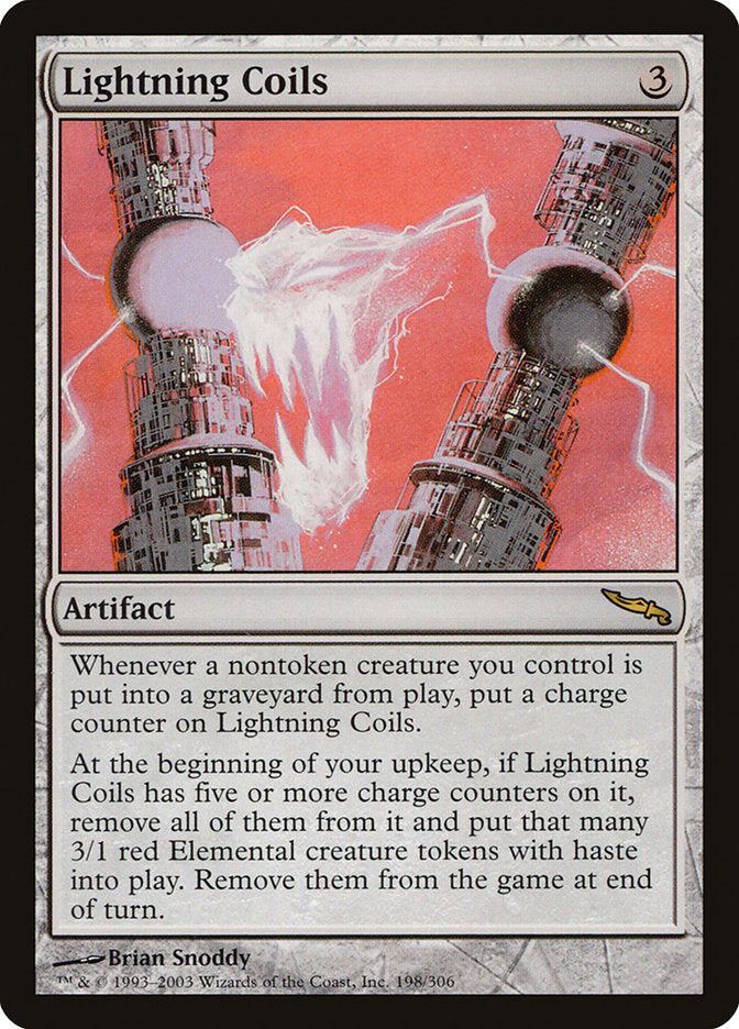 Lightning Coils (198) [Mirrodin] | Odin's Place