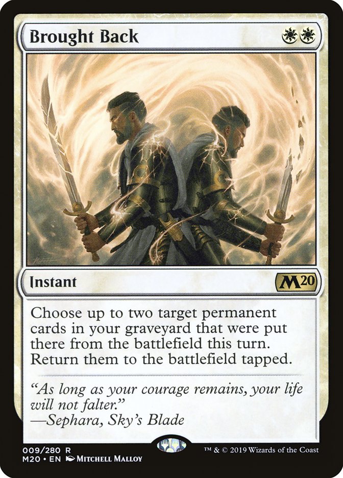 Brought Back [Core Set 2020] | Odin's Place
