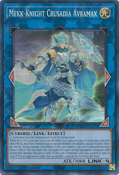 Mekk-Knight Crusadia Avramax [MAZE-EN054] Super Rare | Odin's Place