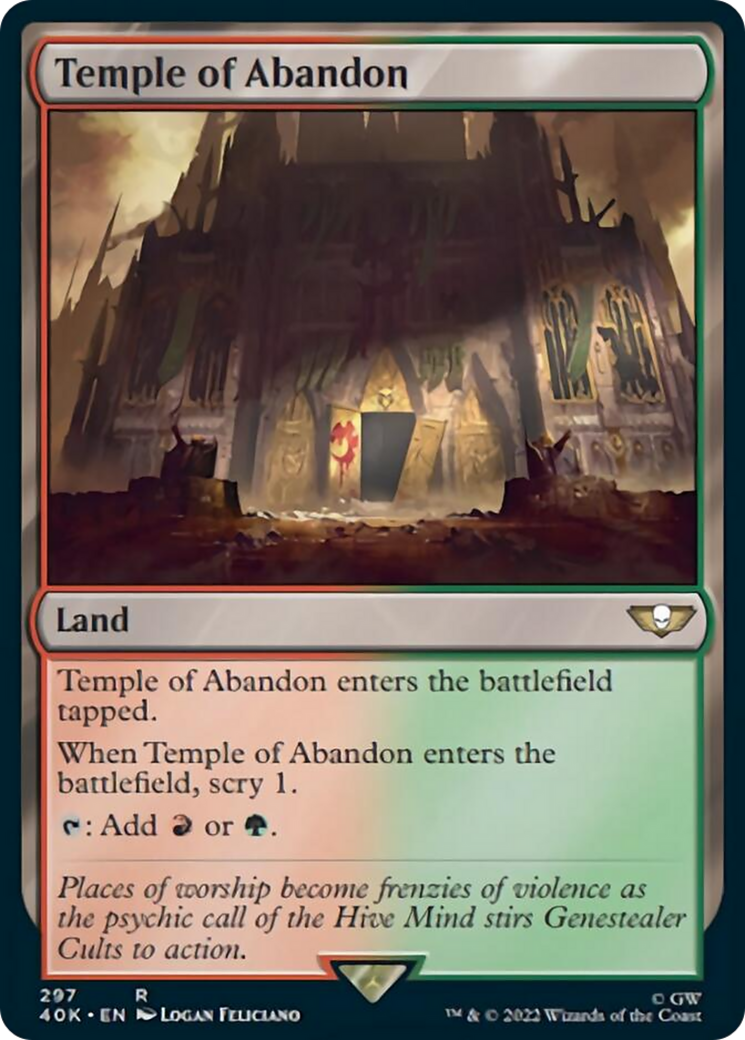 Temple of Abandon (Surge Foil) [Warhammer 40,000] | Odin's Place