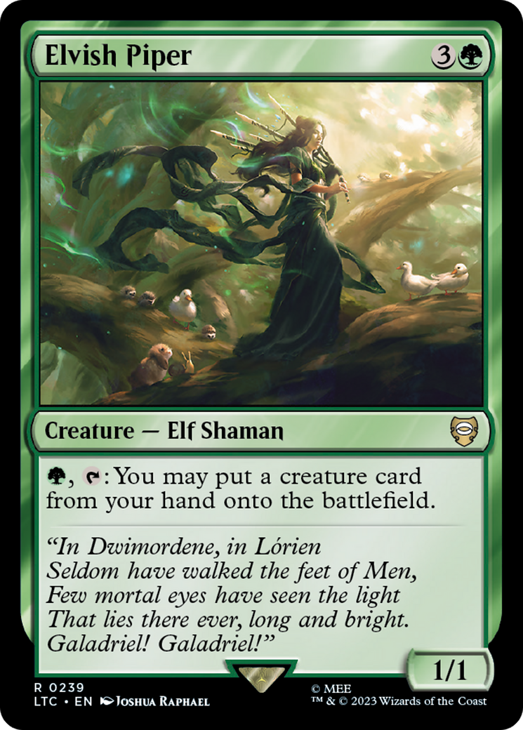 Elvish Piper [The Lord of the Rings: Tales of Middle-Earth Commander] | Odin's Place