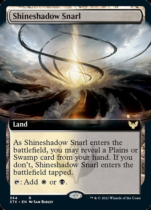 Shineshadow Snarl (Extended Art) [Strixhaven: School of Mages] | Odin's Place