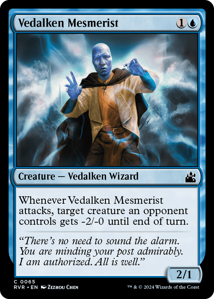 Vedalken Mesmerist [Ravnica Remastered] | Odin's Place